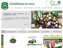 Tablet Screenshot of carabinerosdechile.cl